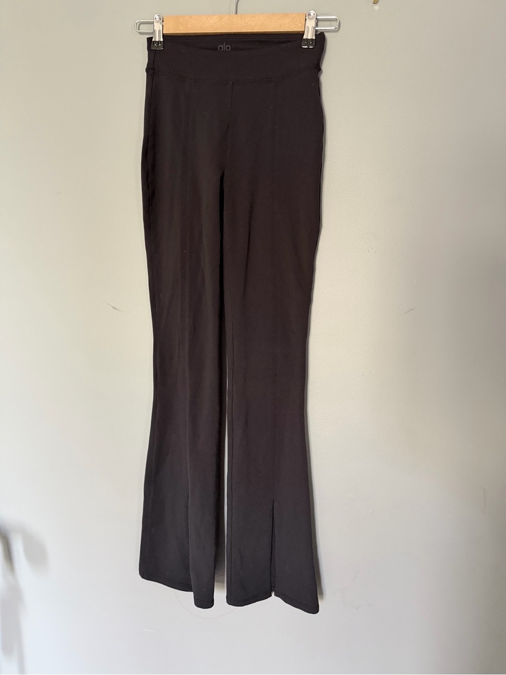 ALO Yoga Black Bootcut Flare Leggings